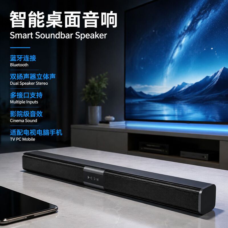 Bluetooth Speaker 5011 Tv Long Sound Boom Subwoofer High Volume Dual Speakers Mobile Phone Home USB Disk Audio