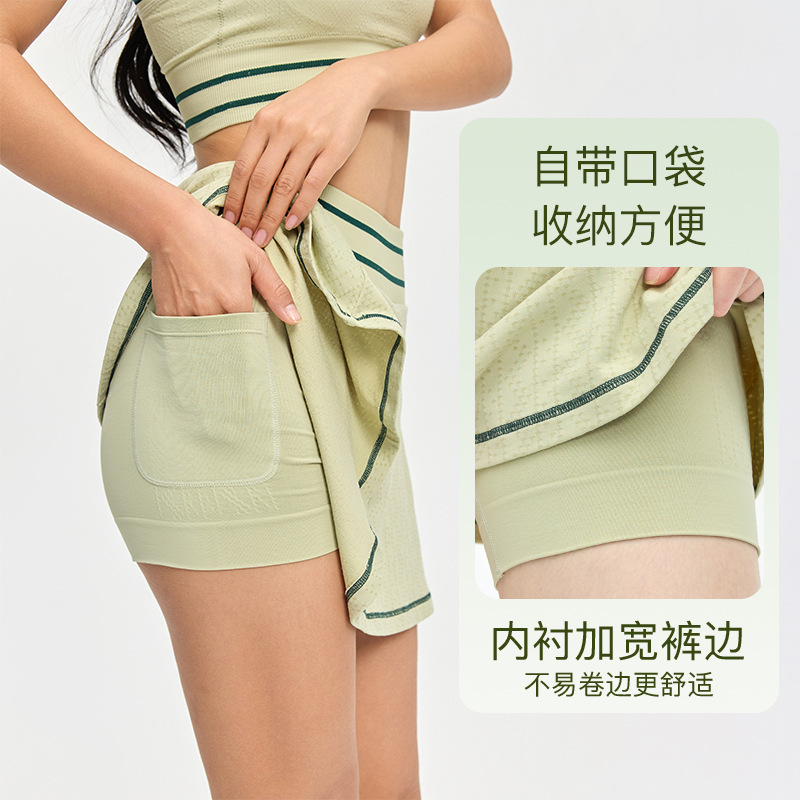 Tennis Shorts, Sports Anti-Exposure Shorts, Running Fitness Pants, Two-In-One Yoga Pants, Leggings, Summer Thin Style