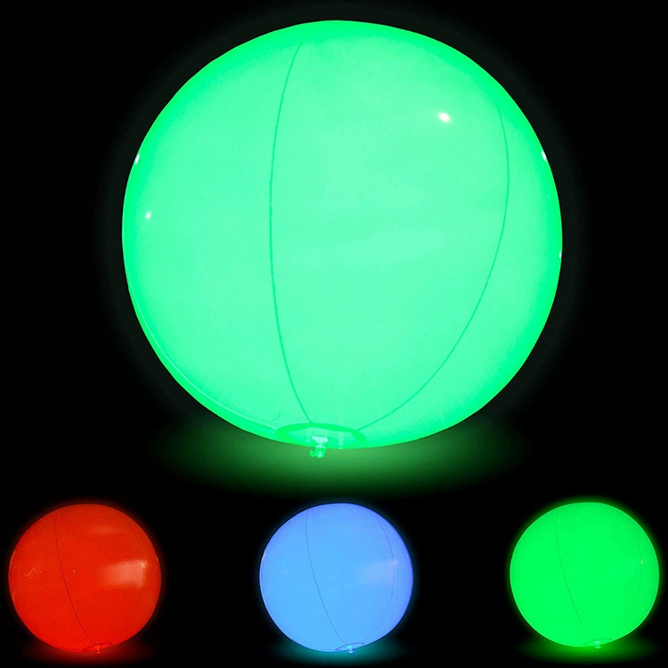 Inflatable LED Ball, PVC Floating Pool Light 30 cm, Remote-Controlled, Waterproof