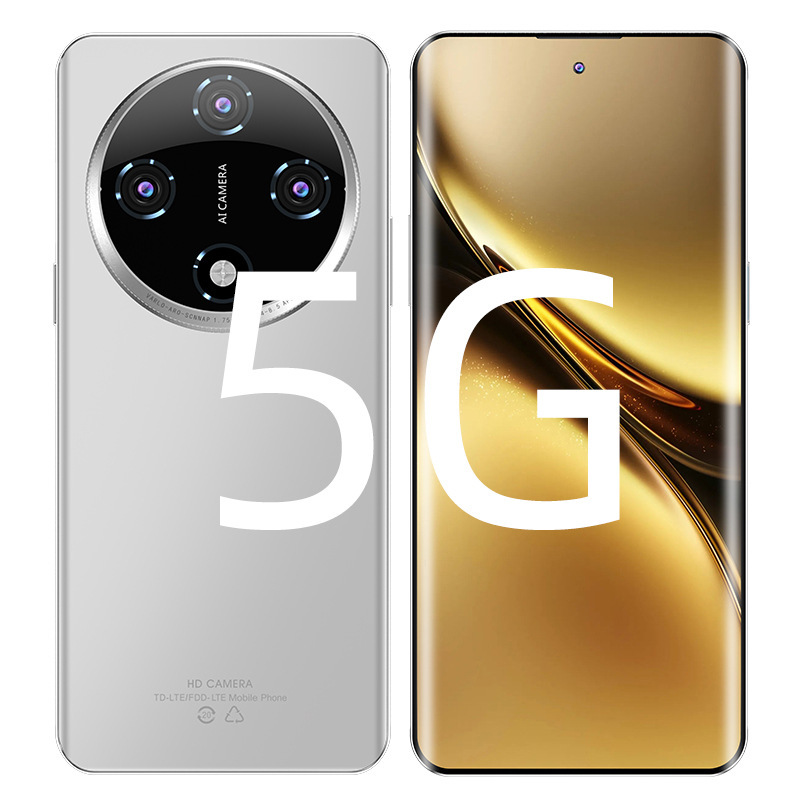 曲面屏5G全网通智能手机学生游戏骁龙八核16+1TG大内存百元双卡|undefined