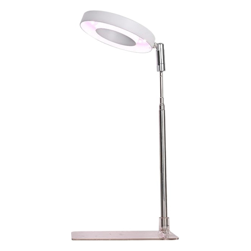 USB Ángel anillo planta crecimiento luz temporización atenuación varilla telescópica flor planta verde espectro completo suculento Luz de relleno