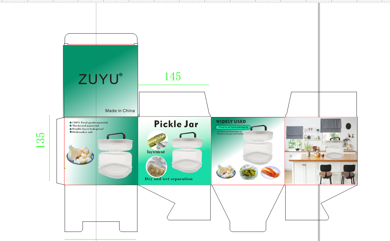 barattolo per sottaceti separatore secco e umido da cucina barattolo per sottaceti distributore secco e umido barattolo a clessidra contenitore di plastica_voghion.com