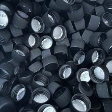 24/410牙旋盖 24牙黑色塑料盖 瓶盖 PE铝箔盖子 PET螺旋盖 通用盖