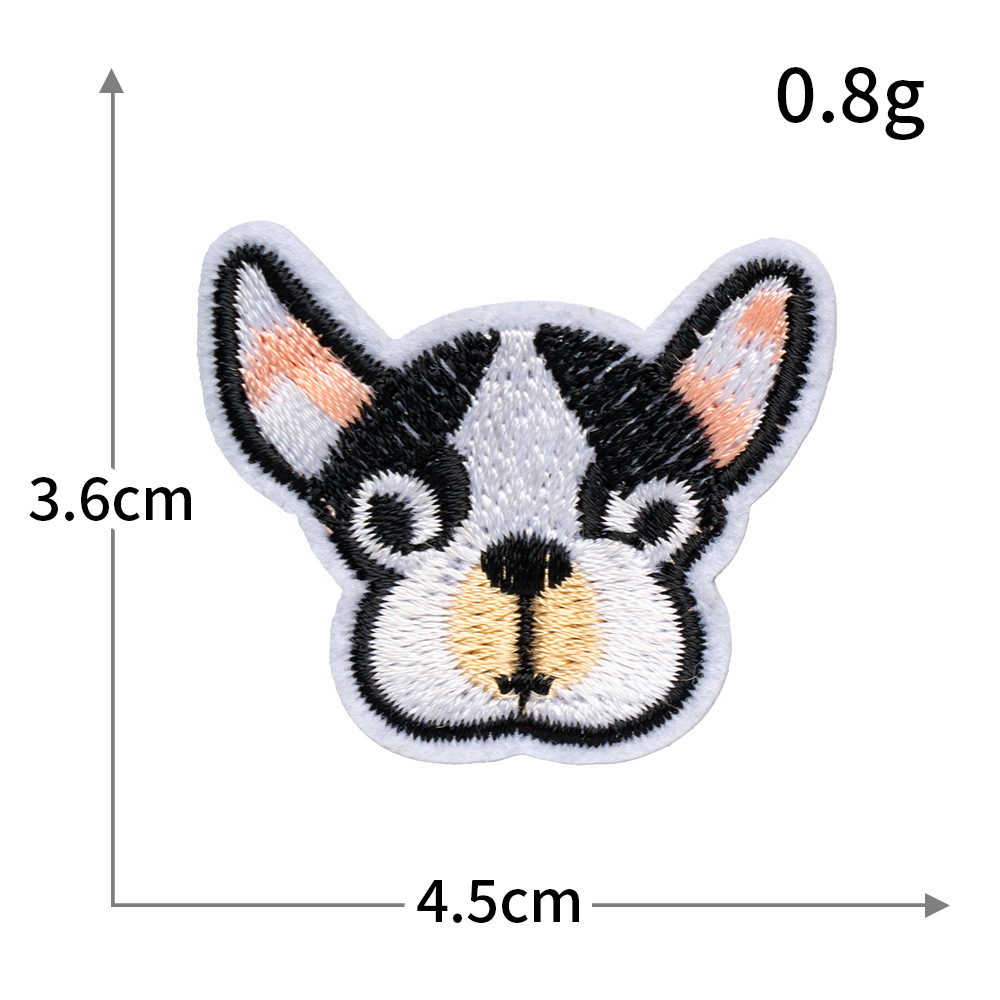 Bordado por computadora de tamaño pequeño, abeja, mariposa, pez, velero, bordado, pegatinas de tela, ropa sin costura, parches rotos, accesorios de ropa