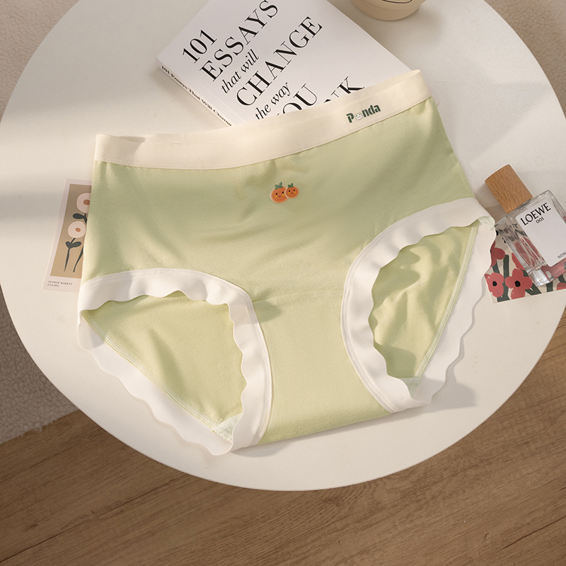 10A entrepierna antibacteriana entrepierna de algodón entrepierna larga entrepierna modal sin costuras calzoncillos de cintura media cabeza calzoncillos de primavera y verano para mujer