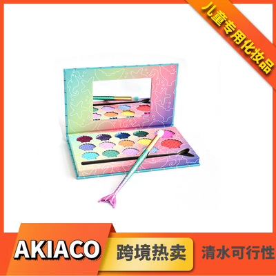 OEM定制美人鱼款水溶可水洗儿童化妆品彩妆化妆品玩具|ru