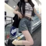 新款高腰薄款显瘦超短裤