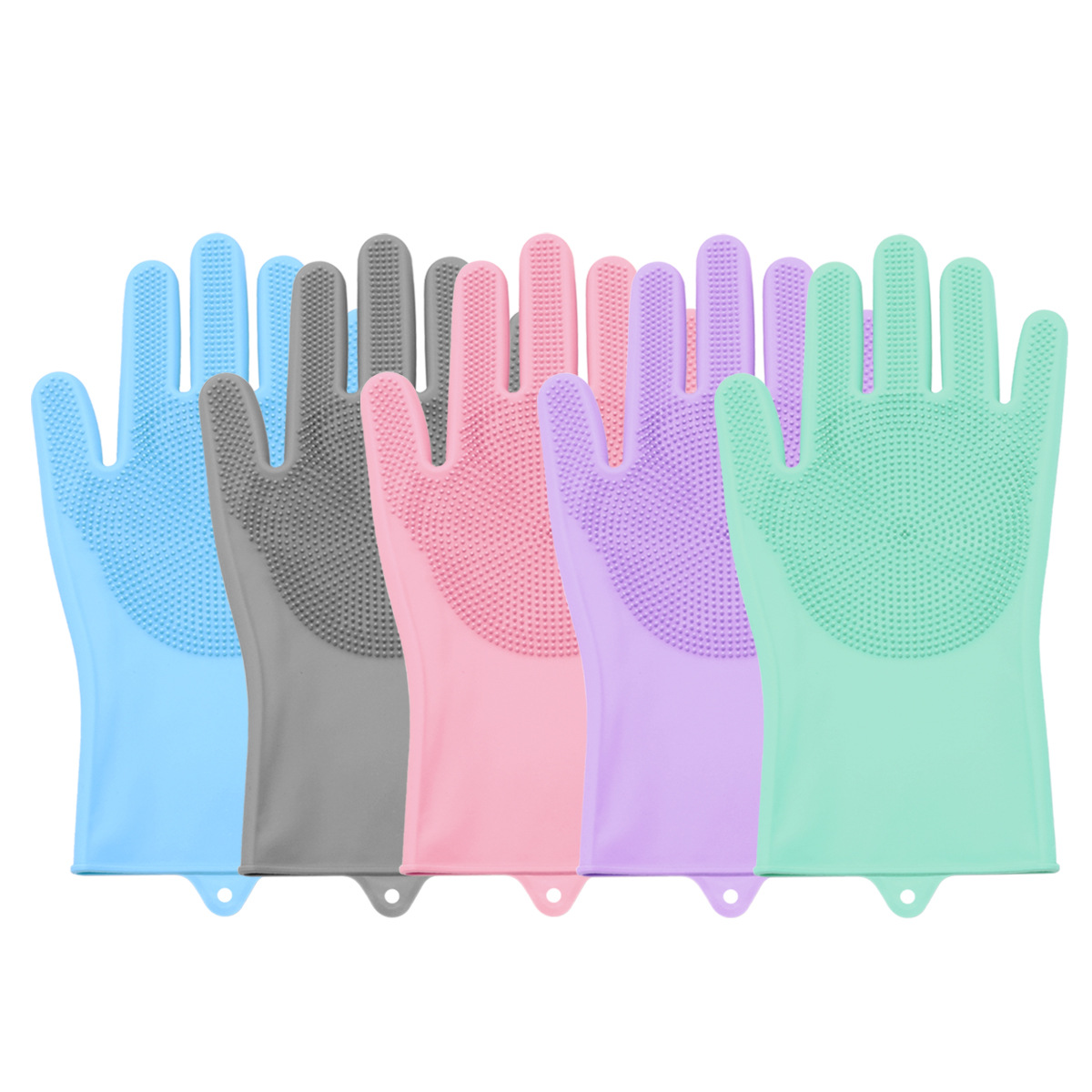 Guantes de baño para mascotas, cepillo de peine de baño para perros, engrosamiento, anti-rasguño, guantes desechables para gatos, artefacto de masaje de pelo flotante