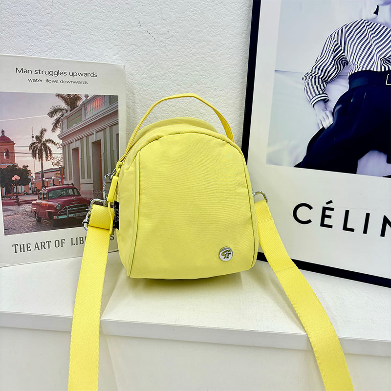 Waterproof Nylon Women's Fashion Lightweight Mini Backpack Multi-Compartment Shoulder Bag Commuter Shell Bag - Thumbnail 8