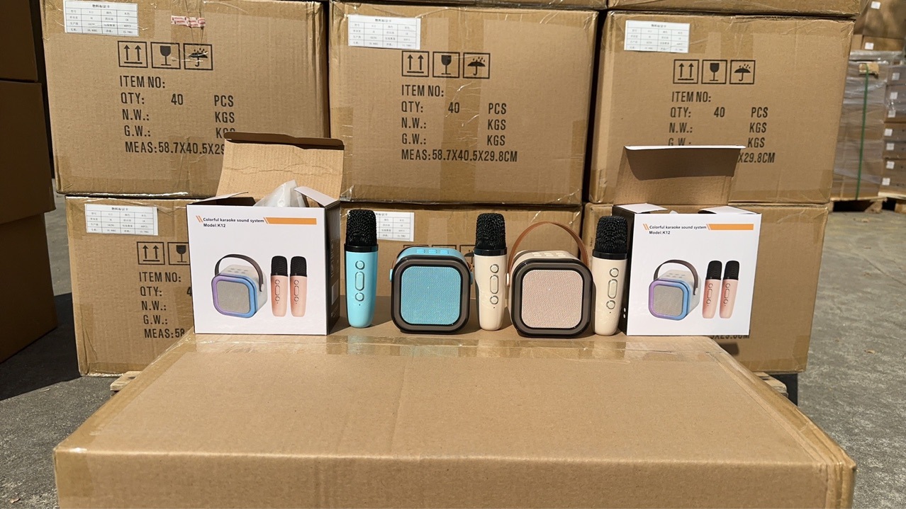 K12 Bluetooth Speaker Wireless Outdoor Portable Audio Colorful with Microphone Integrated Ktv Microphone Universal Karaoke