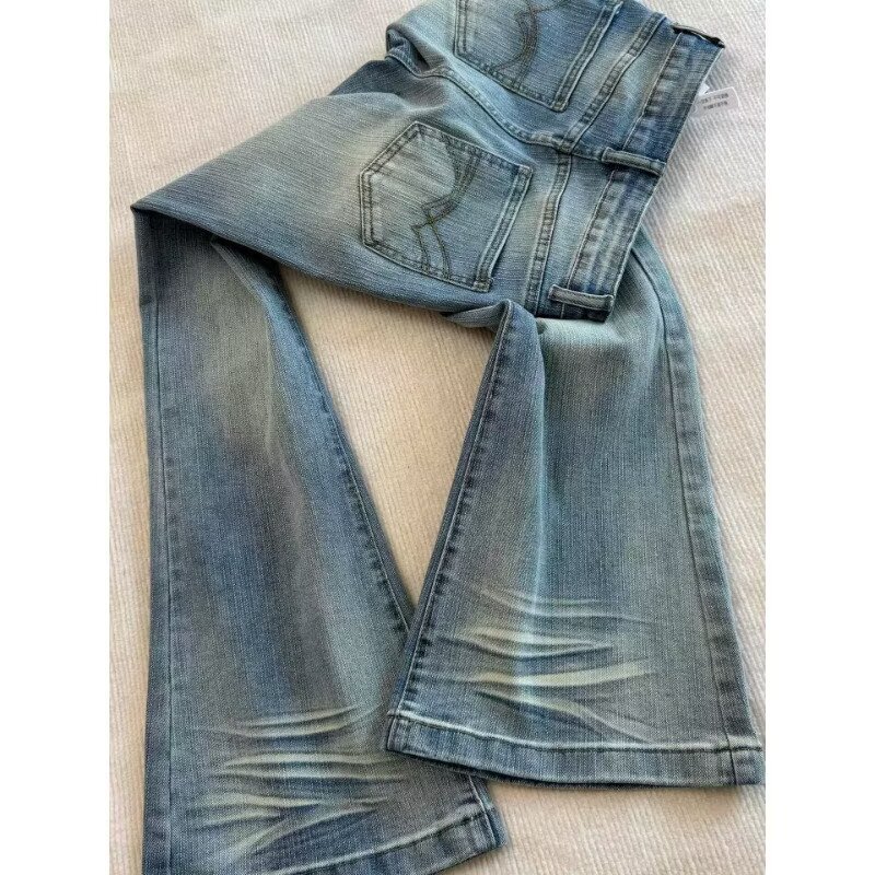 Light-Colored Flared Jeans for Women 2026 Spring and Autumn New High-Waisted Stretchy Slim-Fit Flattering Bootcut Long Pants Light-Colored Flared Jeans for Women 2026 Spring and Autumn New High-Waisted Stretchy Slim-Fit Flattering Bootcut Long Pants