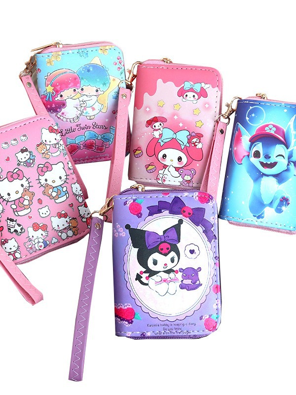Hellokitty billetera Hello Kitty nuevo monedero con posición de tarjeta
