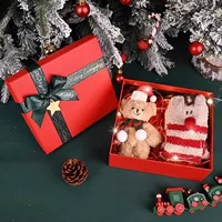 Рождественская подарочная коробка Шарф Подарочная упаковка Пустая коробка Большая подарочная коробка Продвинутые чувства День рождения подарочная коробка для девочек