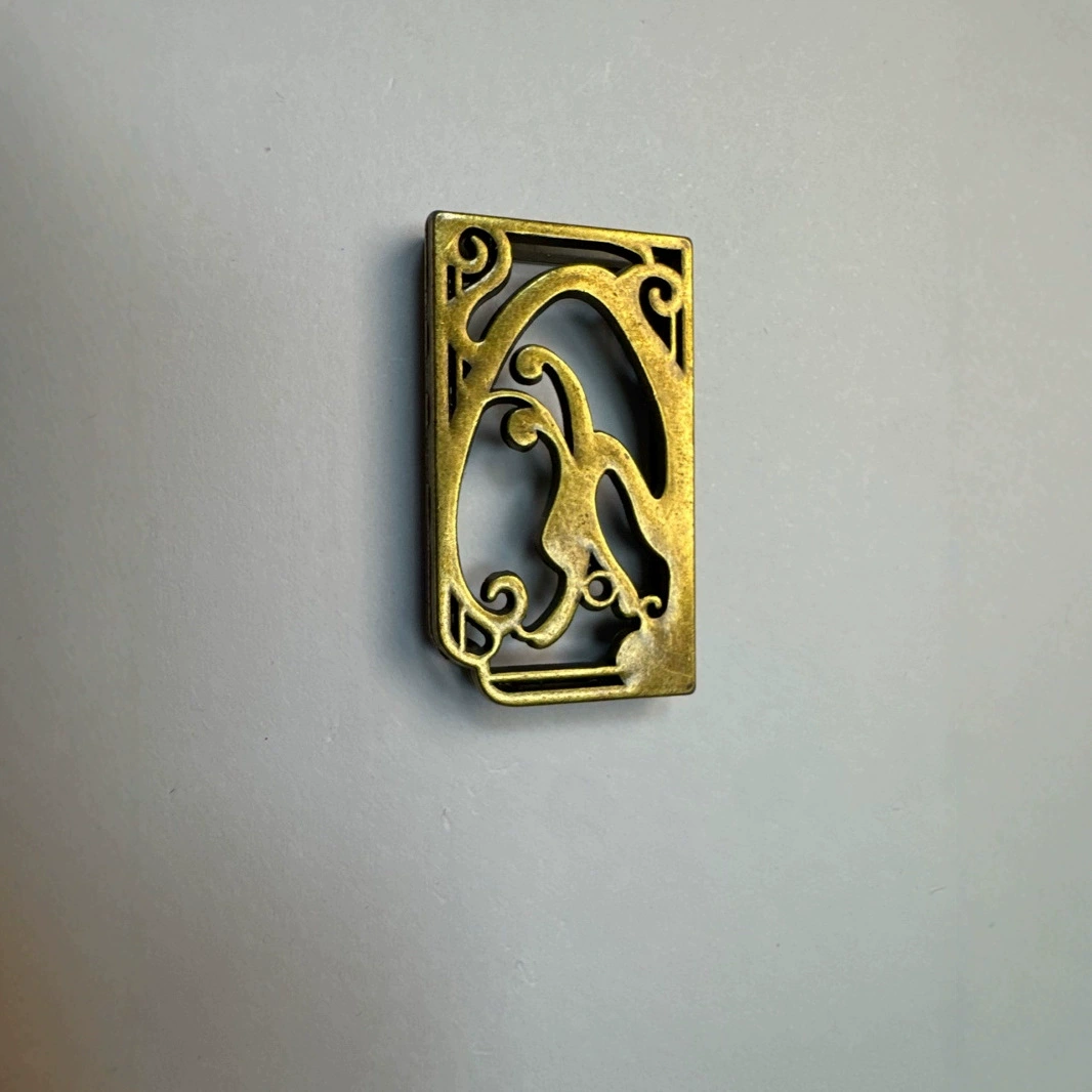 Резная полая декоративная пряжка для блокнота с драконом и бусинами, полая пряжка для блокнота