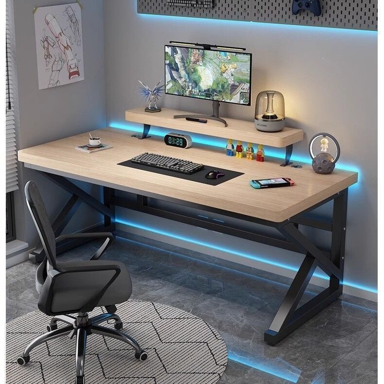 Bedroom Home Desk Computer Desk Double Student Simple Gaming Office Desk Thickened Reinforced Desktop Table