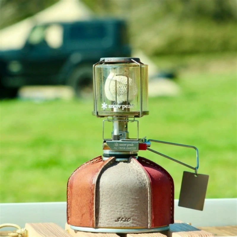 Шить альпийский Бензобак кожаный чехол Открытый Кемпинг плоский Бензобак защитный чехол декоративный чехол сумка для хранения абажур