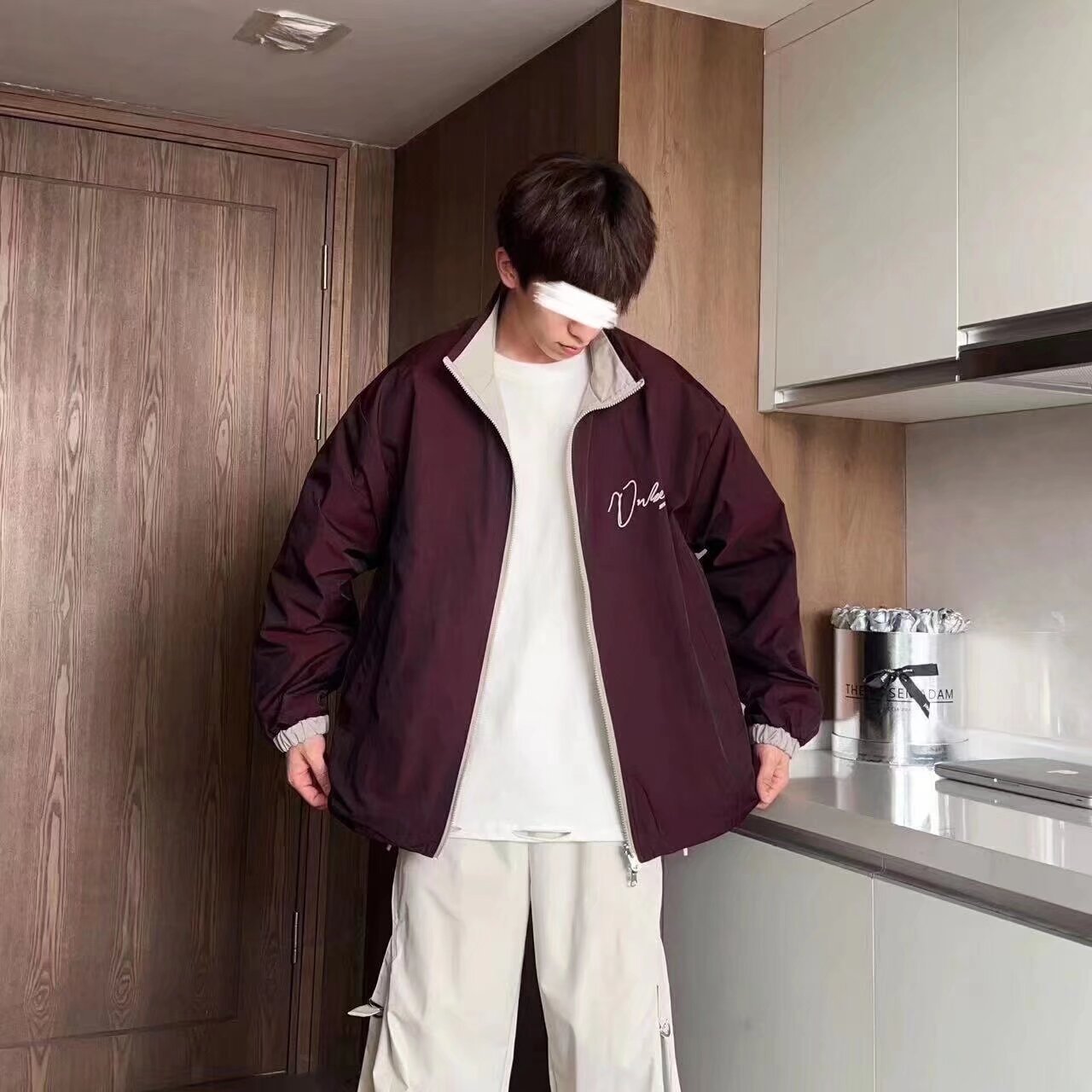 Retro removable denim jacket