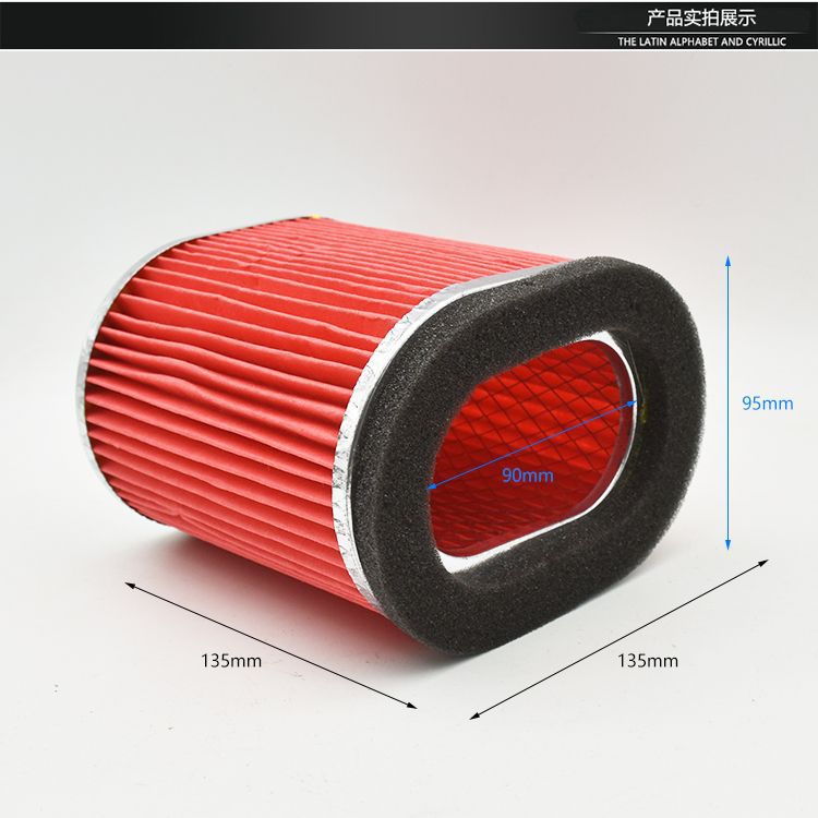 Piezas de motocicleta de tres ruedas Foton 125 Loncin 150 200 filtro de papel conjunto de filtro de filtro de aire