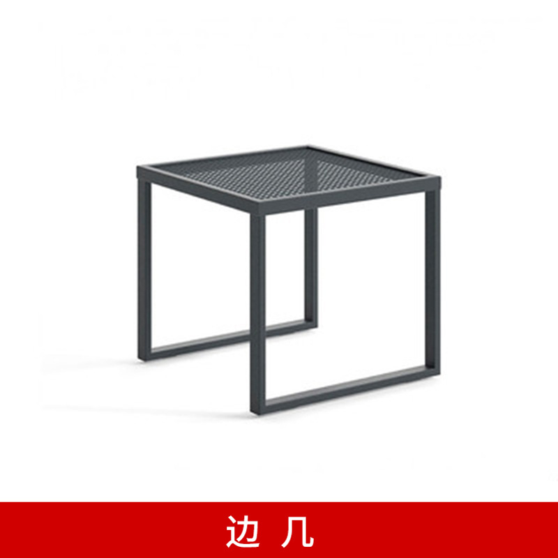 Sofá de aleación de aluminio al aire libre patio balcón al aire libre impermeable hotel de alojamiento solar silla de jardín muebles al aire libre