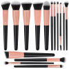 Tools set, black eye shadow, face blush, foundation, brush, wholesale, 15 pieces