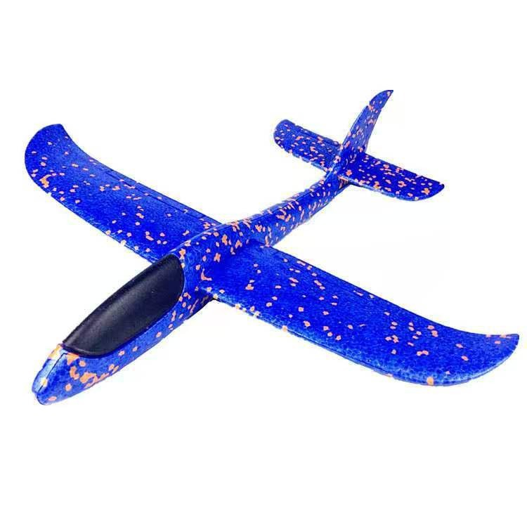 Slalom lanzado a mano, Slalom lanzado a mano, gran avión de patinaje lanzado a mano, modelo de vuelo al aire libre de espuma, juguetes de regalo para niños resistentes al impacto
