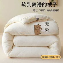 五星酒店a类母婴大豆纤维空调被春秋四季被子宿舍单人冬季加厚被
