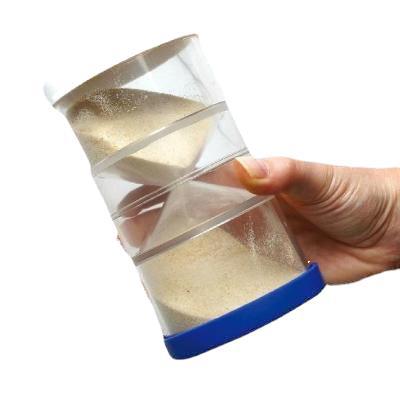 Descuento al por mayor Hong Kong EDU reloj de arena de plástico ajustable juguete de plástico resistente a caídas reloj de arena de una sola pieza de entrega