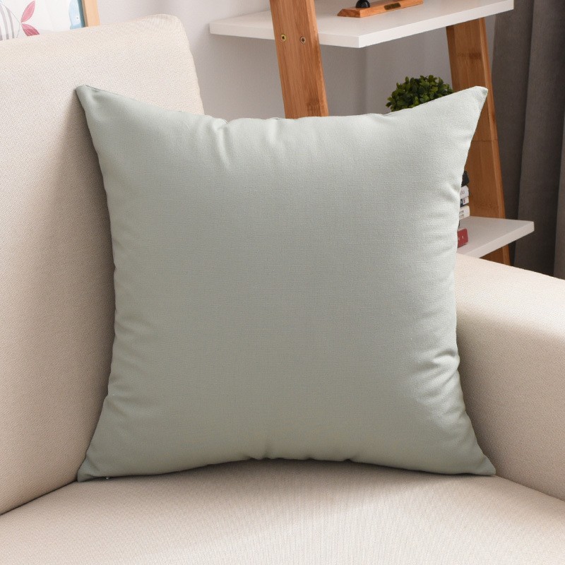 Cojín de asiento de algodón y lino para oficina y sofá