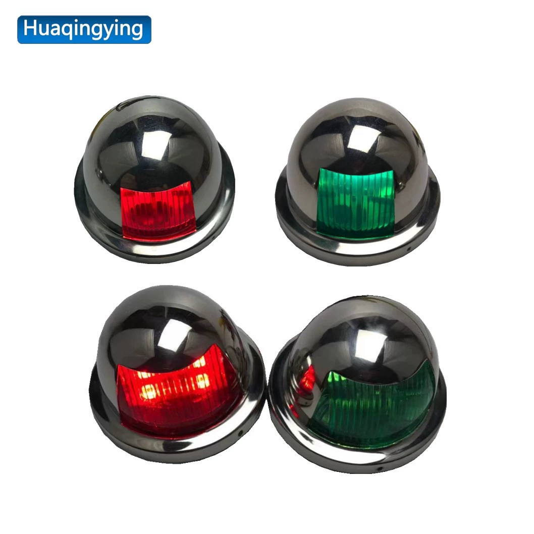 Заводской источник Морской 316 нержавеющая сталь Светодиодный навигационный свет 304 нержавеющая сталь красный и зеленый сигнальный свет аксессуары для рельсовых фонарей