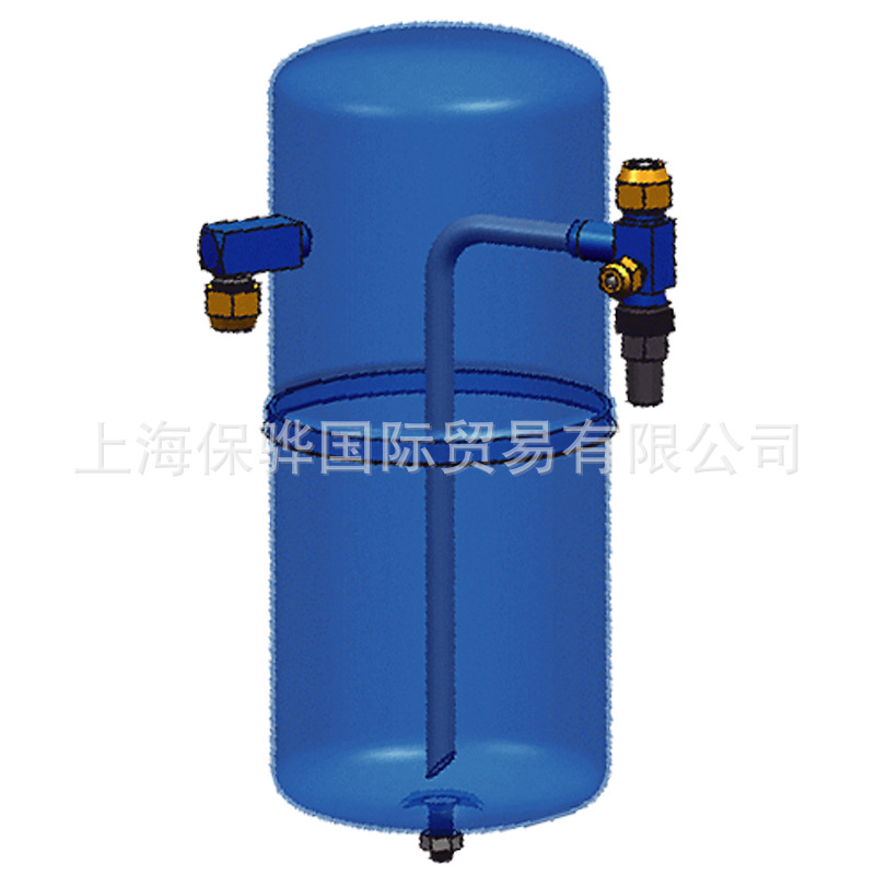 6L容量制冷储液罐匹配6~8P中低背压制冷设备或8~12HP空调热泵系统