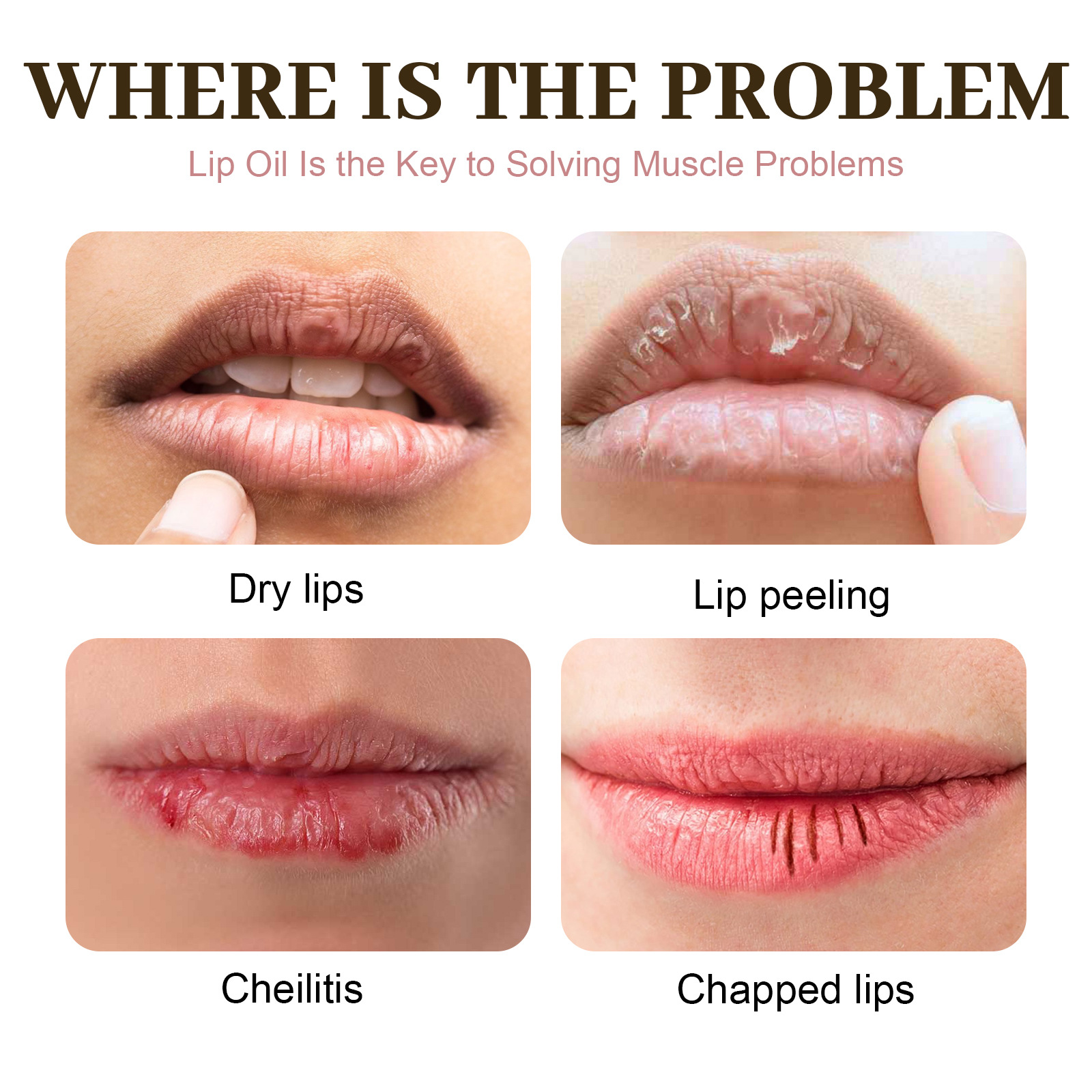 Jaysuing Tag-Nacht-Honig-Feuchtigkeitsöl zum Aufhellen von Linien, Reparieren von Lippenschälen und -rissen und Befeuchten der Lippen_voghion.com