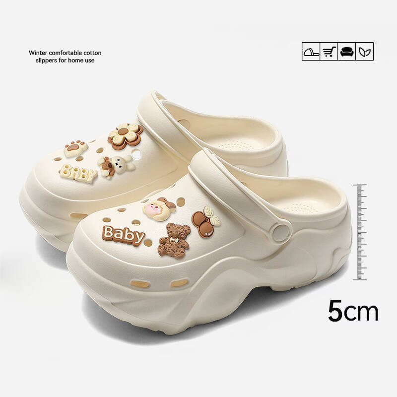 Thick-Soled Clogs That Feel Like Shit, Casual Outing, Summer New Style, Non-Slip, Heightening Beach Toe-Toe Slippers for Home and Outdoor Wear