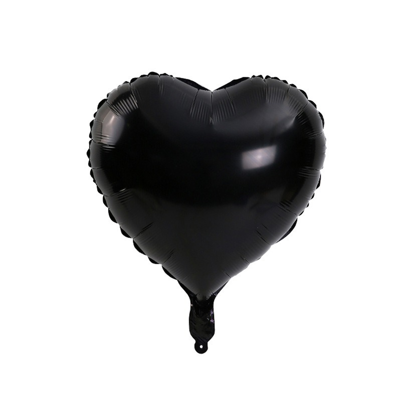 Globo de aluminio con forma de corazón para ramos, globo de aluminio con forma de corazón de 18 pulgadas, caja de regalo para globos de amor, material de embalaje para arreglos florales en ramos, venta al por mayor.