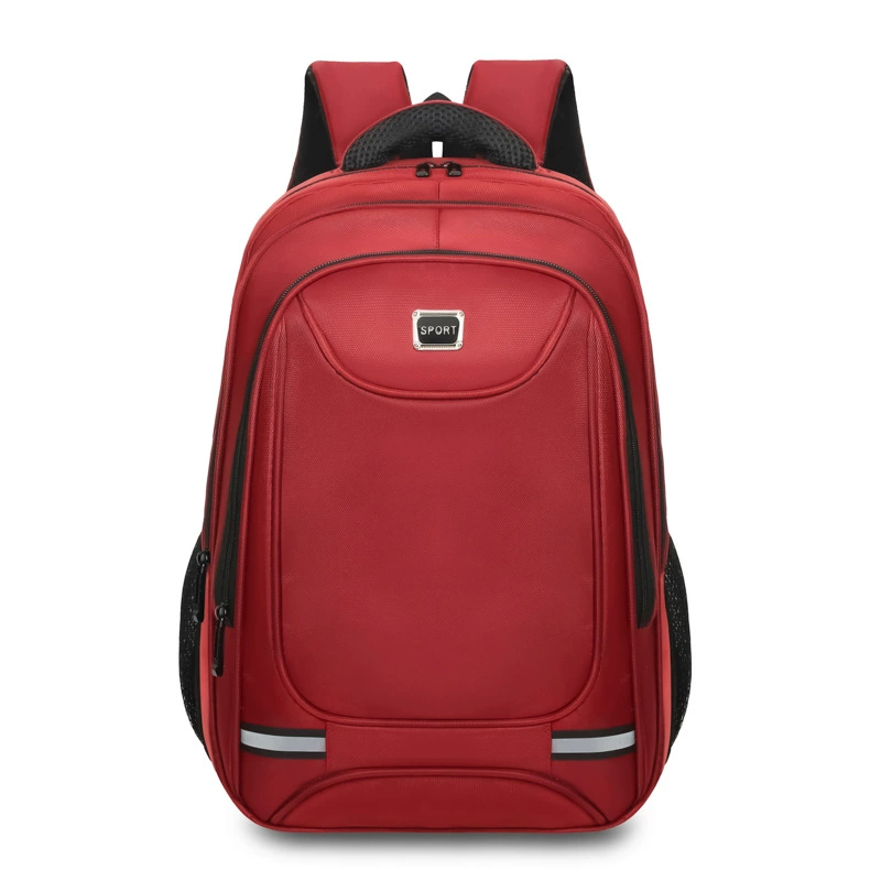 Men's capacious backpack for leisure, school bag for elementary school students, laptop for traveling, business version, for secondary school, simple and elegant design