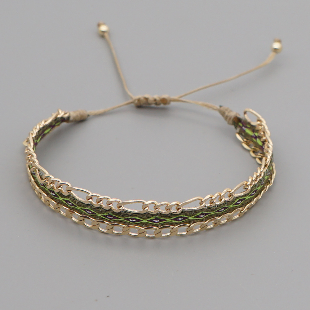Fashion Geometric Copper Knitting Bracelets 1 Piece