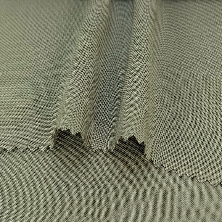 110gsm permeable aire viscose simple tela de rayon para ropa