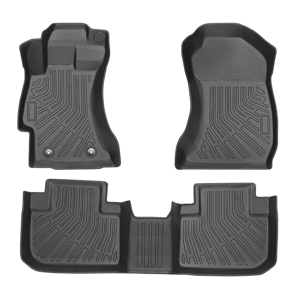 Para Subaru Forester2014 - 2018 Combustible 3D todo el tiempo TPE almohadilla de pie cojín de colateral