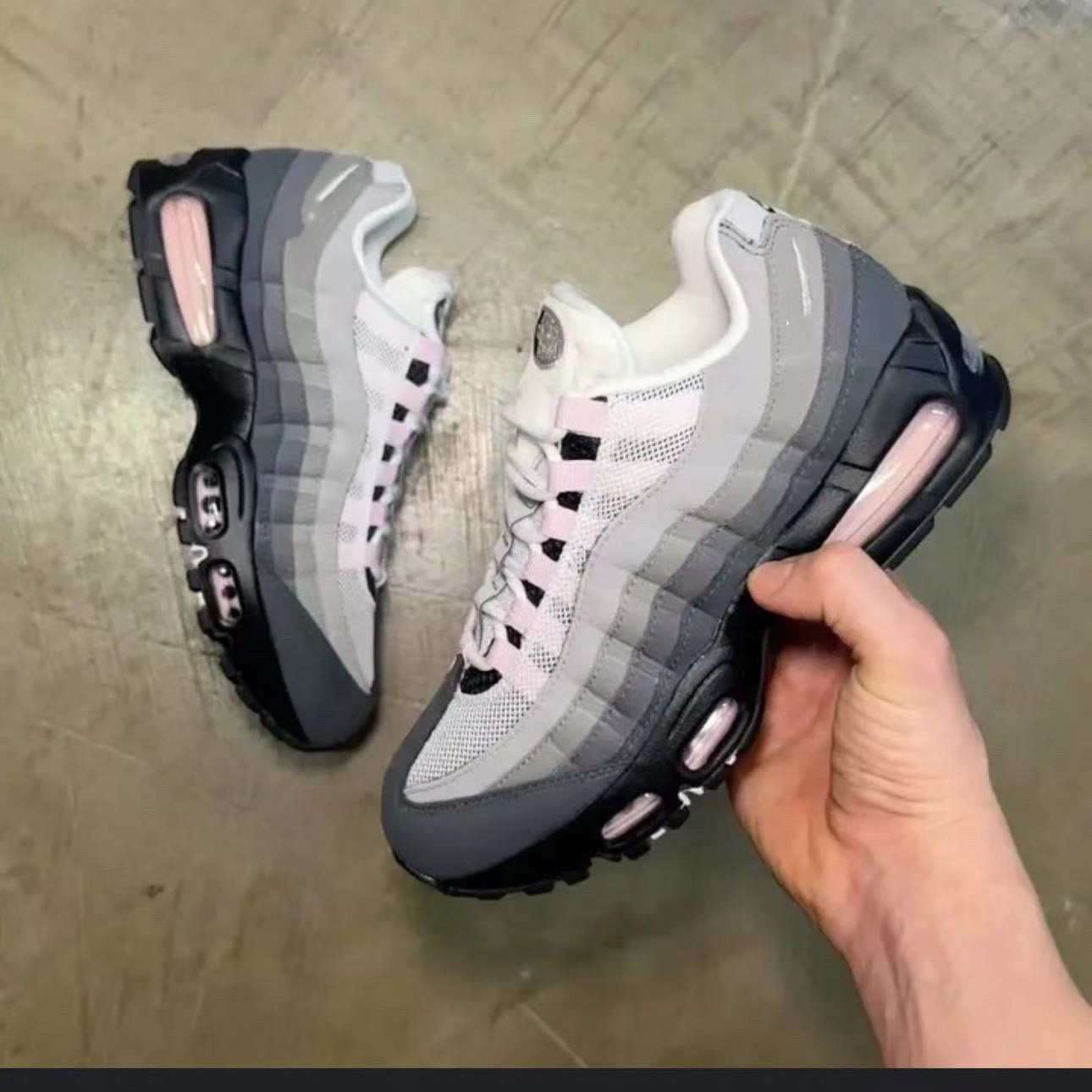 shock-absorbing sneakers