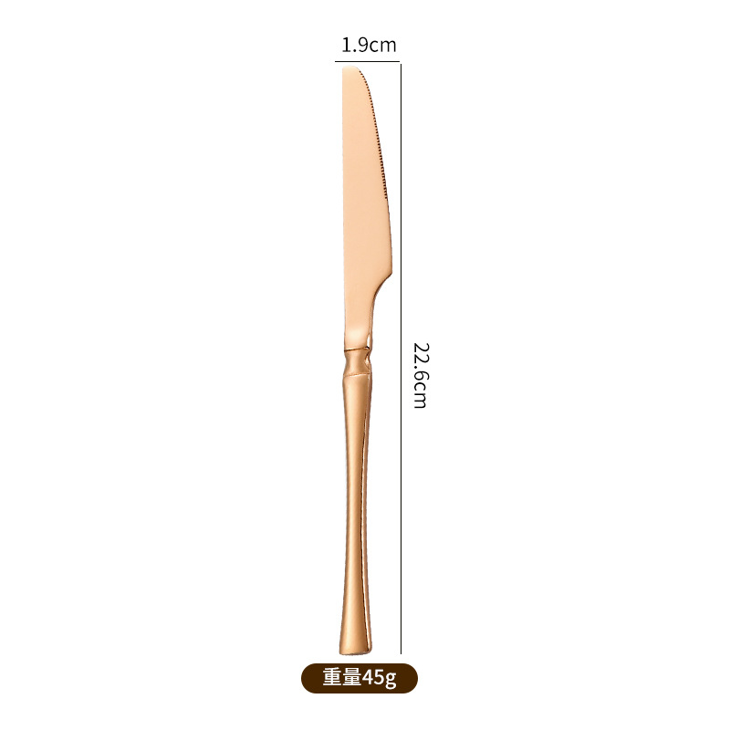 Cuchillo de oro rosa_1