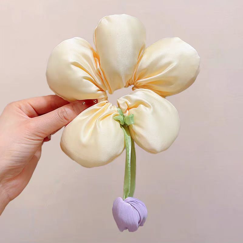 Mickey culo, lunares, flores, círculos para el cabello del intestino grueso, linda cabeza de bola, cabello de placa de dibujos animados, tocado de sentido avanzado, cuerda para la cabeza de felpa
