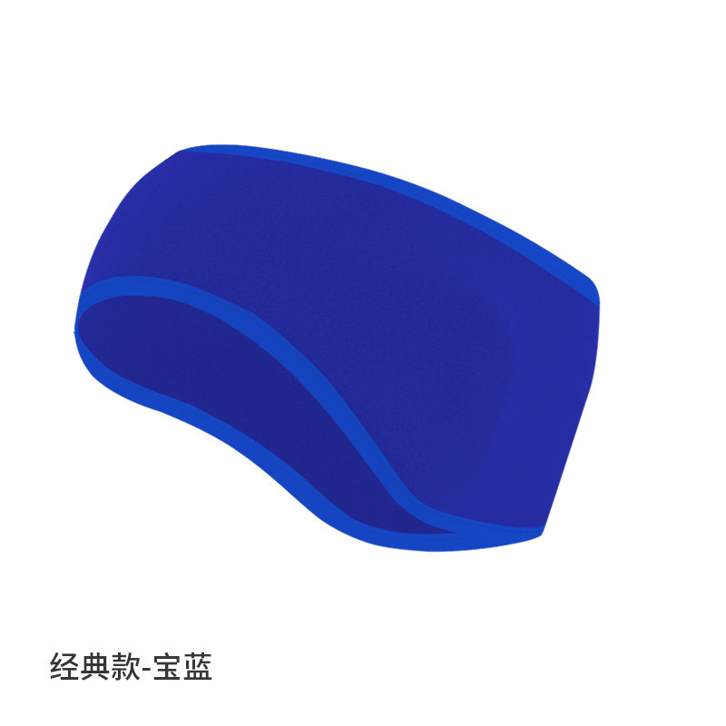 亚马逊防寒发带纯色抓绒防风额头保暖头带加绒加厚跑步运动护耳带|undefined