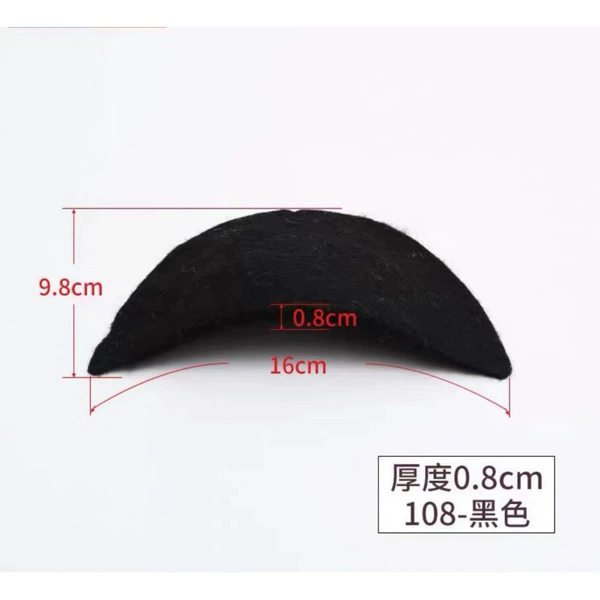 5 pairs of 108 thin (black) Baotou cotton shoulder pads. Color allocation can be noted.