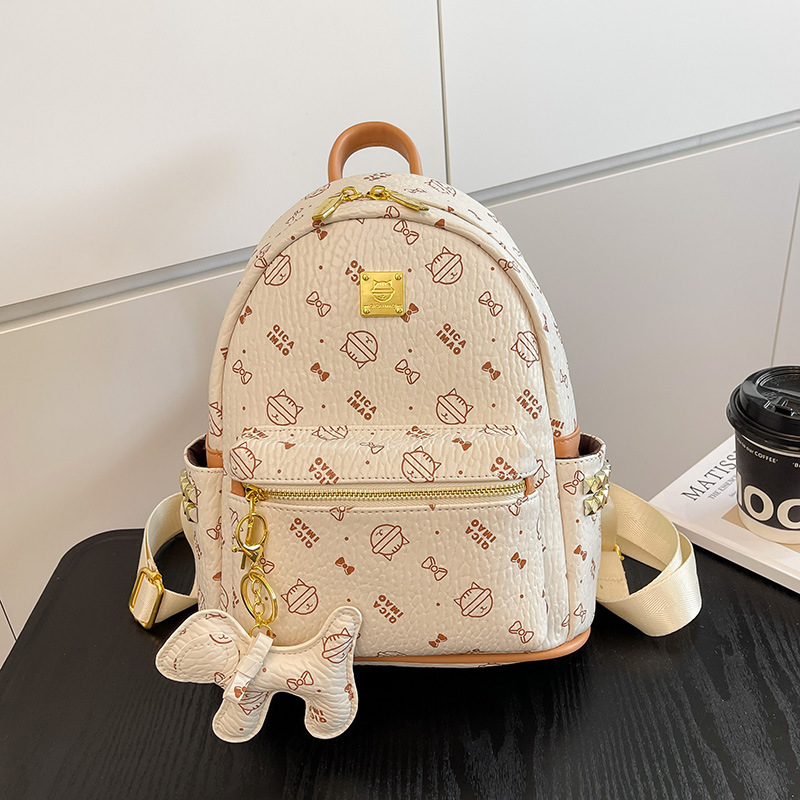 Bolso desnudo caqi grande