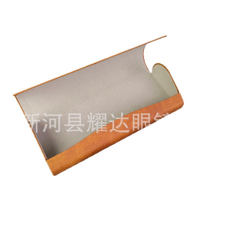 批发羊巴纹眼镜盒便携抗压抗摔复古高级皮质太阳镜墨镜近视镜收纳|undefined