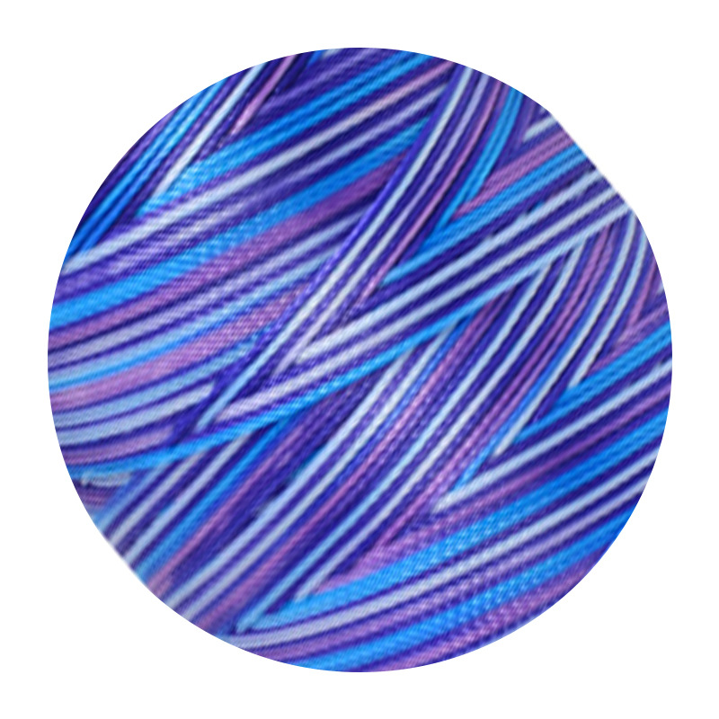 Nuevo 9 hebras de 0,5 mm línea de tejido pulsera collar di di dragón cuerda de mano cuerda de color gradiente cuerda de hilo de texto