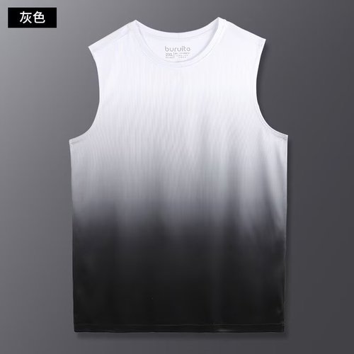 Men's Sports Tank Top Fitness Clothing Quick-Dry Ice Silk T-Shirt Short Sleeve Running Summer Shirt Badminton Clothing