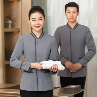 Jogis property work clothes long sleeve women's hotel guest room shopping mall cleaner housekeeping aunt Autumn and winter suit