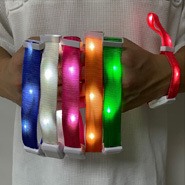 LED发光西班牙国旗手环 2022年世界杯手环硅胶个性发光手环