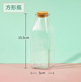 Fábrica al por mayor tapones DIY creativos botellas de vidrio transparente botellas flotantes botellas de mar de la suerte image 15