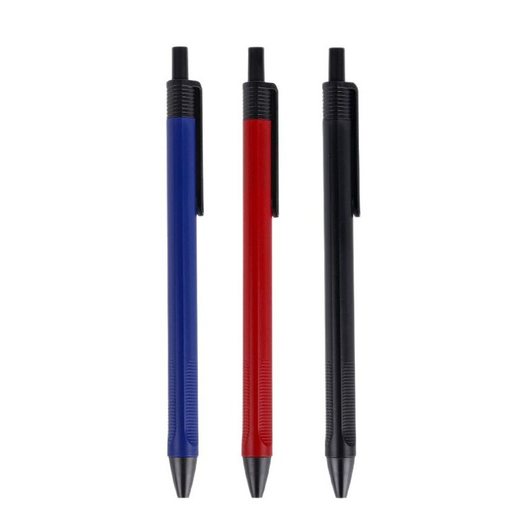 Bolígrafo de aceite medio creativo 0,7mm liso de gran capacidad negro rojo azul firma examen bolígrafo de góner papelería al por mayor
